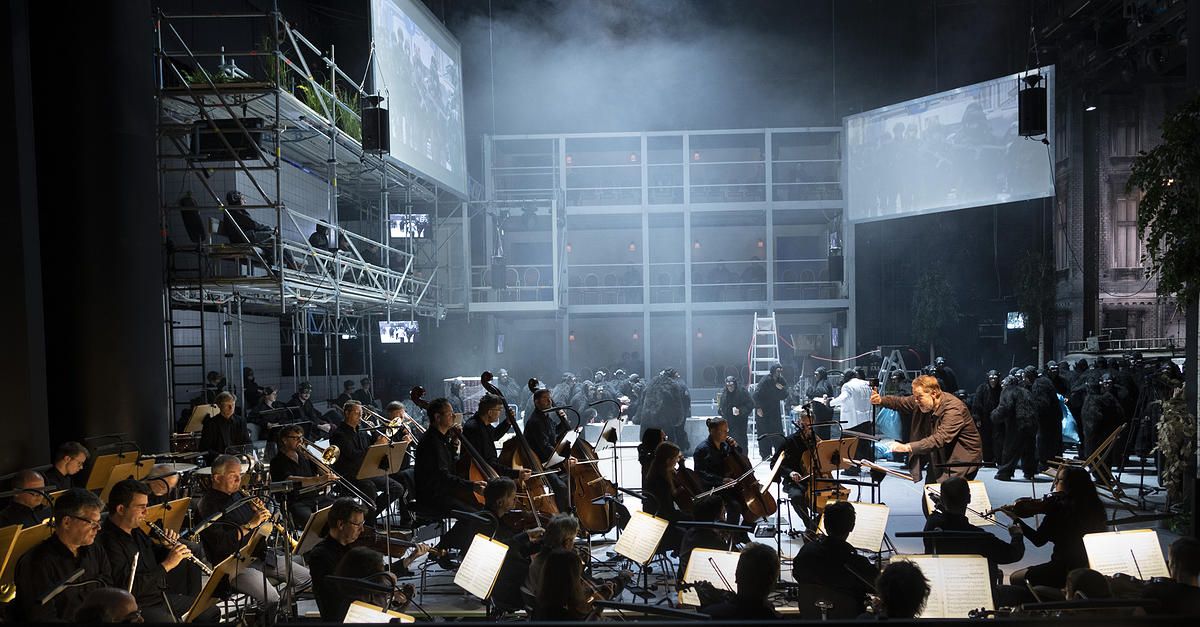 Eine neue Raumbühne an der Oper Halle © Falk Wenzel