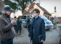 Ron Helbig und Regisseur Kai Wessel beim Dreh zum neuen Spreewaldkrimi © ZDF